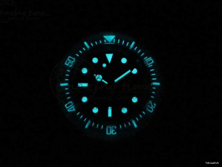 Dial Strap White Green Submariner on VR3135 3AF Transparent Best Phantomlab Edition Rubber 0217